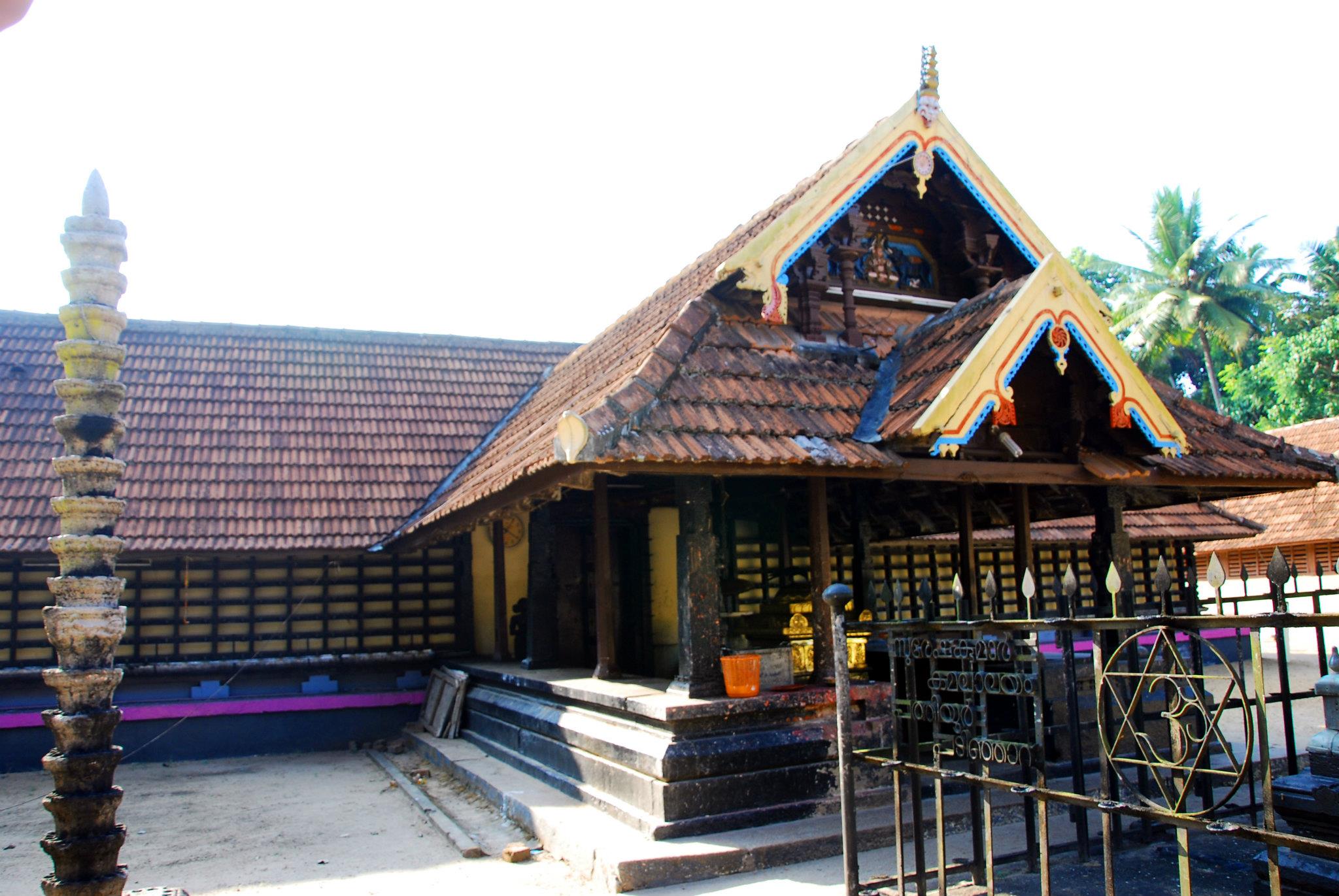 dedicated to the goddess Durga Major Pathiyoor Sree Durga Devi Temple 