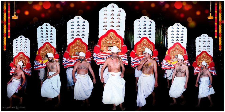 Goddess Bhagavathy is worshipped here as a powerful and benevolent deity