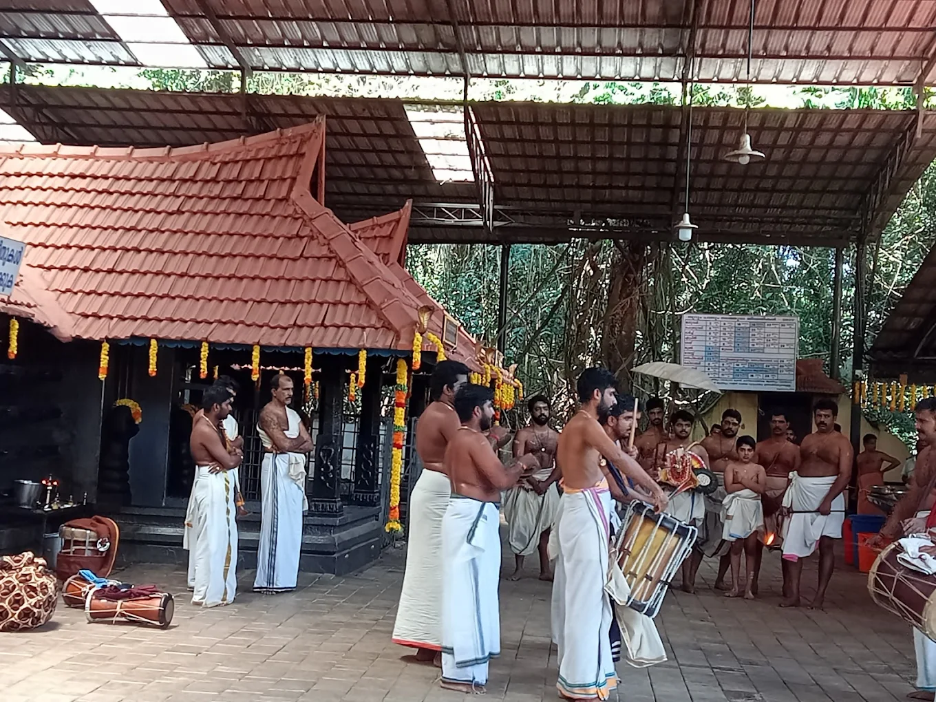 Serpent worship rituals at Aadimoolam Vetticode Temple