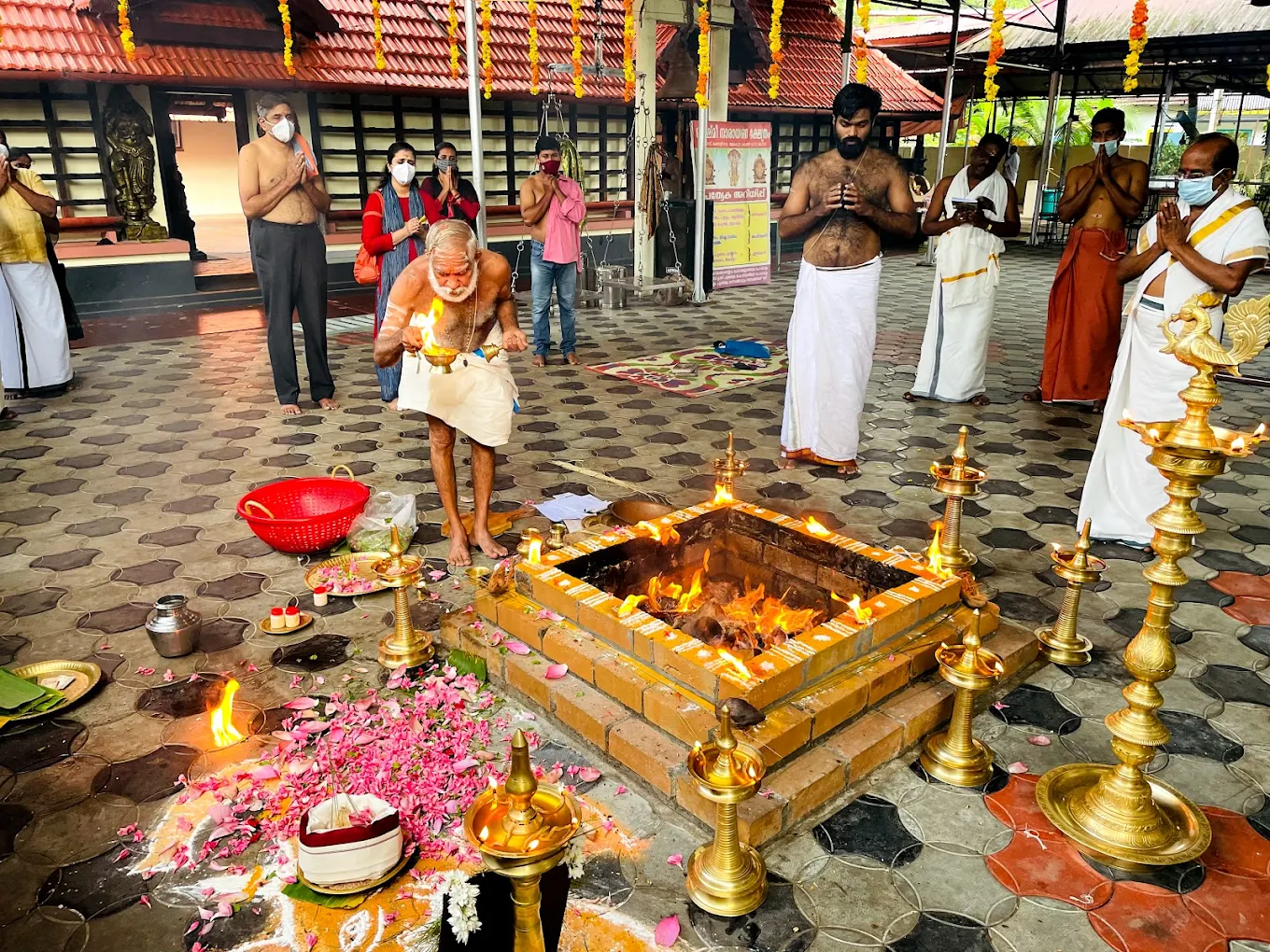 Lekshmi Narayana Temple in Kerala Festival at alappuzha 