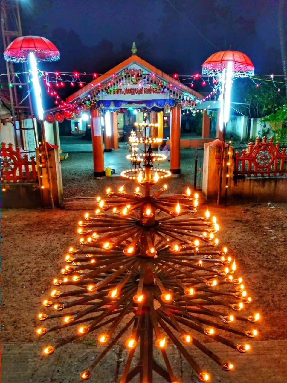 Ponvelikkavu Temple in Kerala