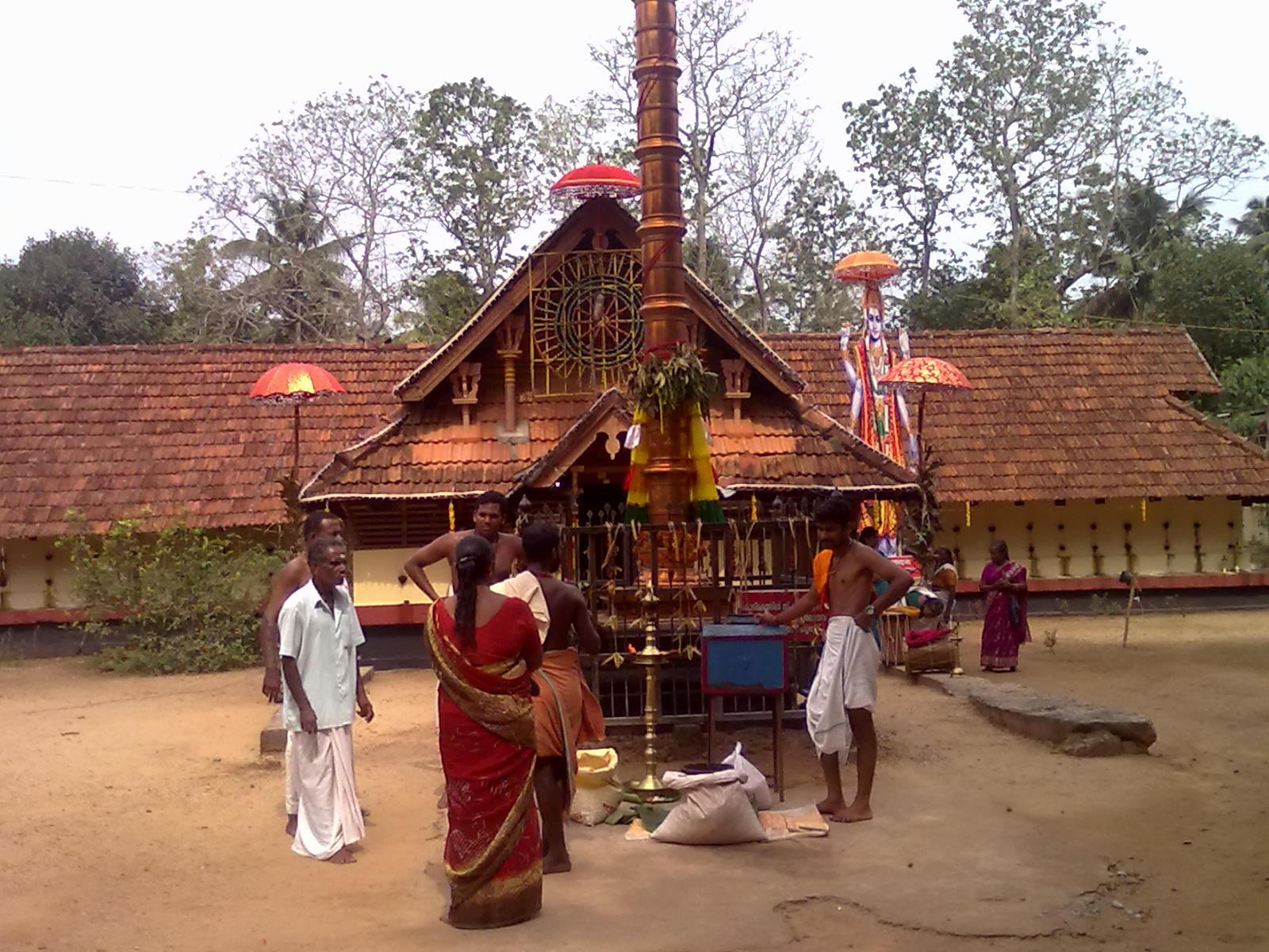 Ponvelikkavu Temple in Kerala