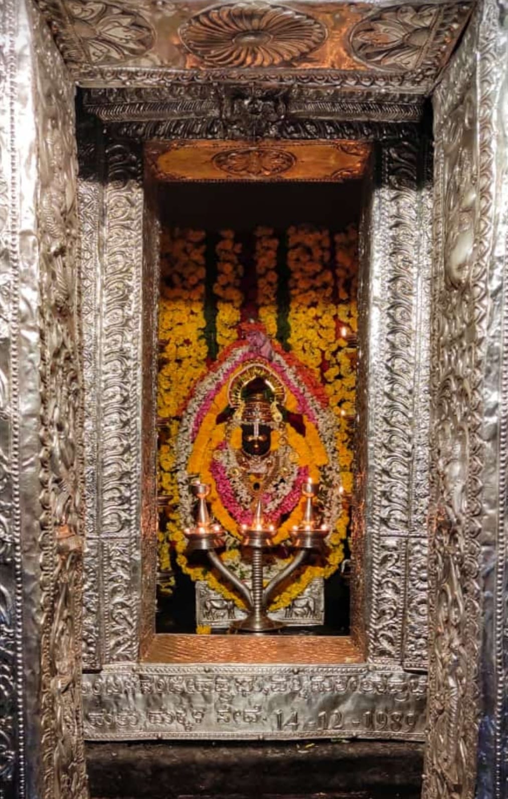 Kanipura Sri Gopalakrishna Temple inside view